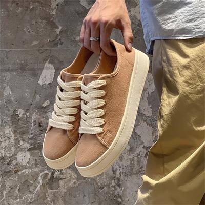 Designer Canvas Shoes Men's Fashionable Original Classic High Aesthetic Retro Trendy Rubber Bottom Breathable Unisex Shoe