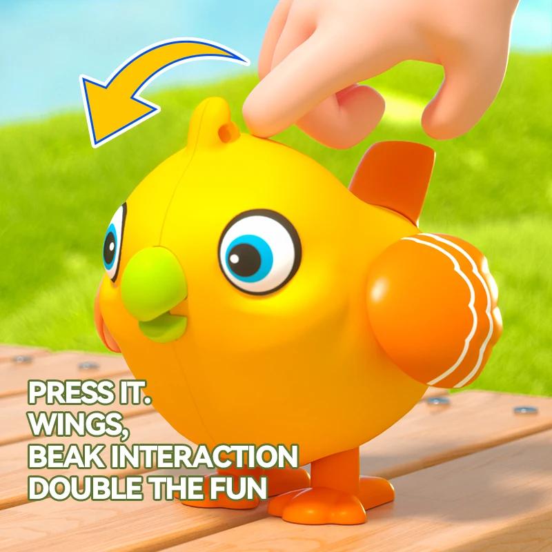 Non-Toxic 3 In 1 Voice Electronic Toy Bird Sound Controlled Induction Record Talking Children'S Repeater Watch Educational Toys For Kids