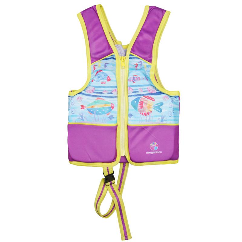 Letnie dziecięce kamizelki ratunkowe bez rękawów do pływania dla dzieci Chłopcy dziewczęta Regulowane kamizelki ratunkowe Cartoon Balanced Flotation Swimsuit