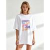 Kpop BTS Mitglieder Namens T-Shirt, Süßes Buntes Herz Grafik-T-Shirt, Jimin Jungkook V Suga Jin RM J-Hope Kurzarmshirt, Oversized Oberteil Geschenk für ARMY