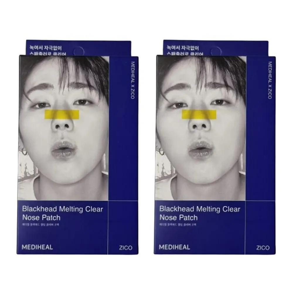 

Mediheal Zico Nose Pack Mediheal Blackhead Melting Clear Nose Patch 2 Packs of 4