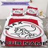 Custom Name AJAX Pattern Bedding Uilt Set Uilt Cover Pillowcase Home Decoration Birthday Gift (1*duvet Cover+2*pillowcase Without Core)