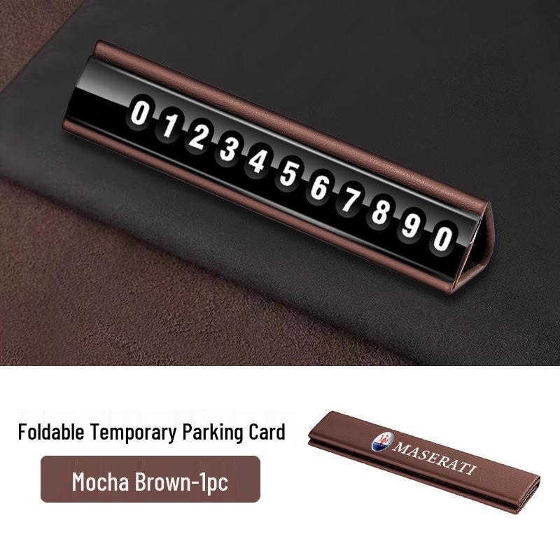 

Maserati Ghibli VIP Car Phone Number Parking Card