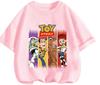 Summer Round Neck T Shirt Toy Story Classic Cartoon Print Casual Street Style Kids Boys Girls 3 14 Years