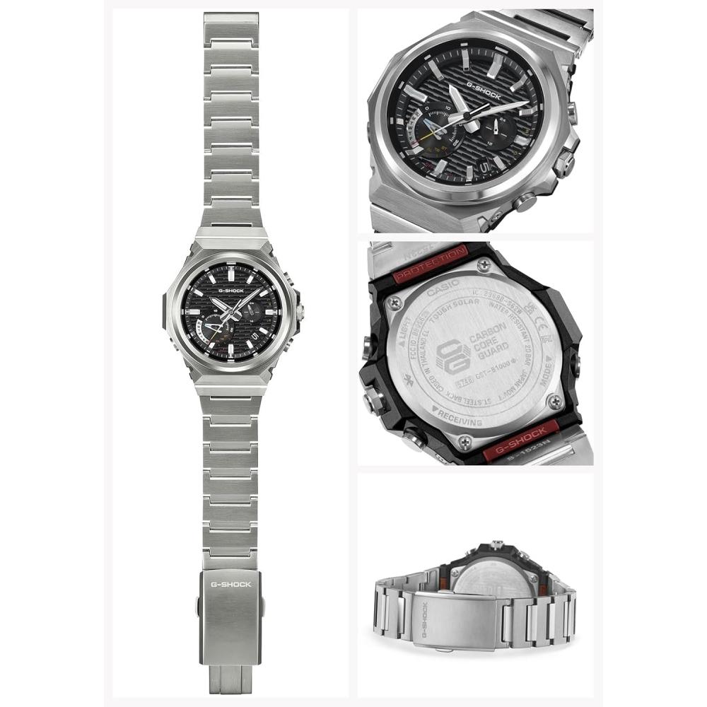 Casio Men S G Shock Watch Silver Black GSt B1000d 1ajf