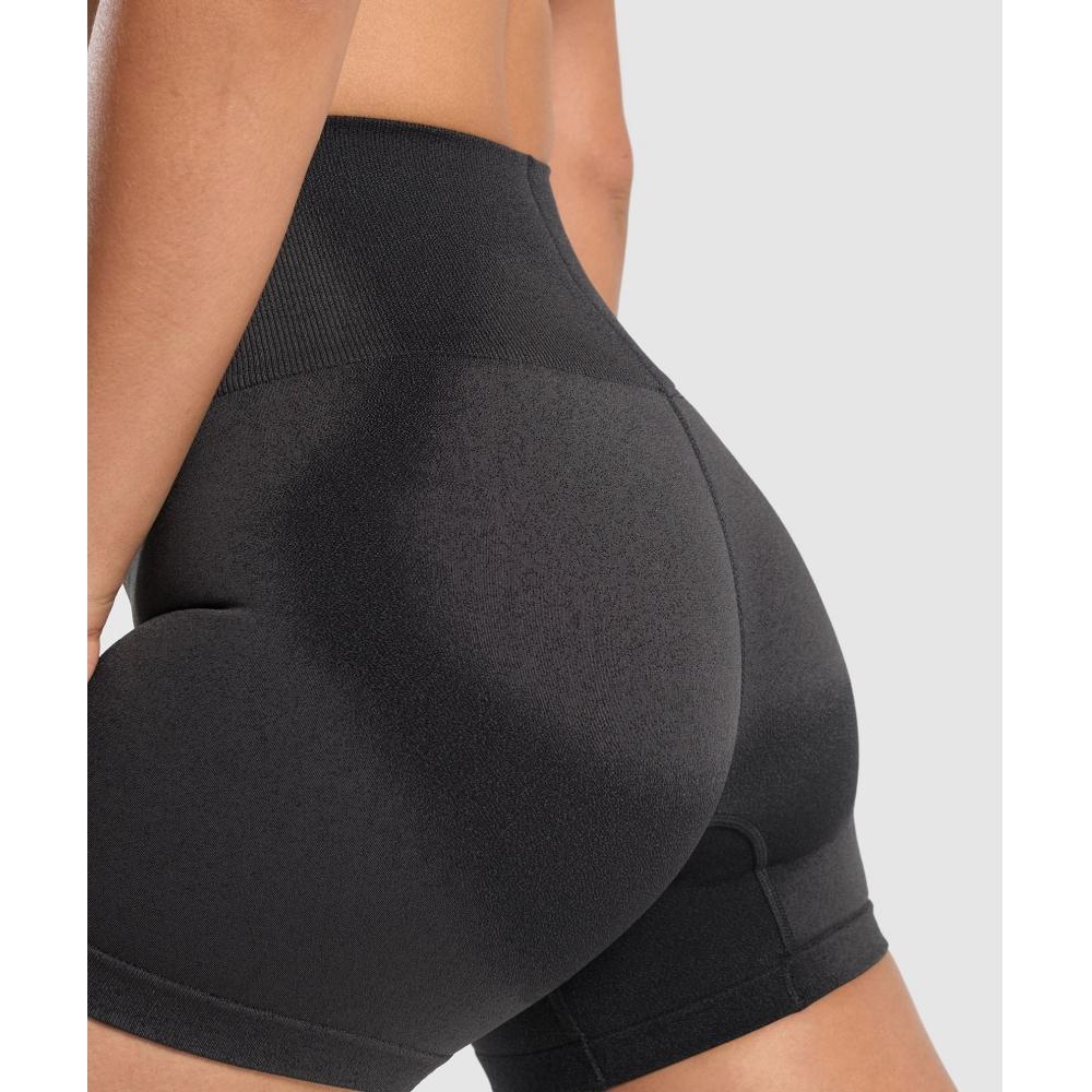 Gymshark Blur Seamless Shorts Black Asphalt Grey B9a2d Bccj