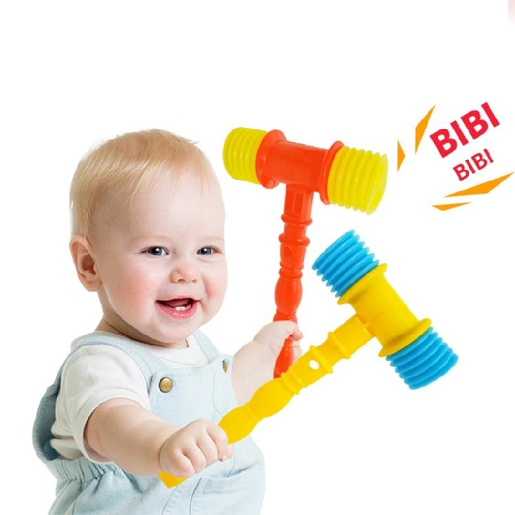 Interactive Squeaky Hammer Toy For Kids Sensory Toy Plastic Percussion Sounding Toy Nursery Room Decors