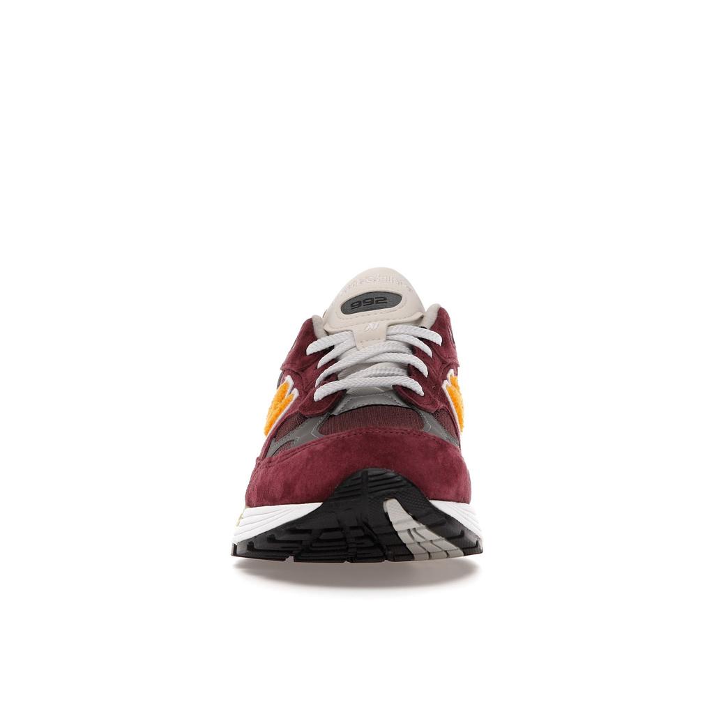 New Balance 992 Made in USA Burgundy Men Sneakers Rød Hvit M992CA
