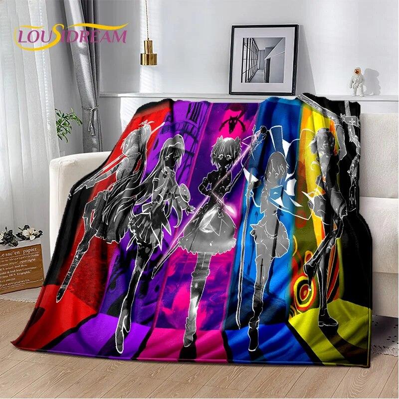 3D süße Puella Magi Madoka Magica Cartoon-Decke, weiche Überwurfdecke für Zuhause, Schlafzimmer, Bett, Sofa, Picknick, Reise, Decke für Kinder