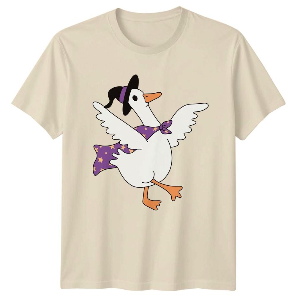 Witchy Goose Magical Halloween Animal TShirt Halloween Gift For Him And Her