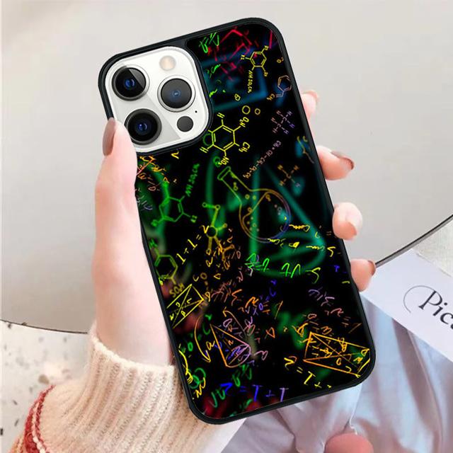 Vintage Seamless Chemistry Laboratory Phone Case Cover For iPhone 17 Air 15 16 14 Plus 11 12 13 Pro Max Apple Max