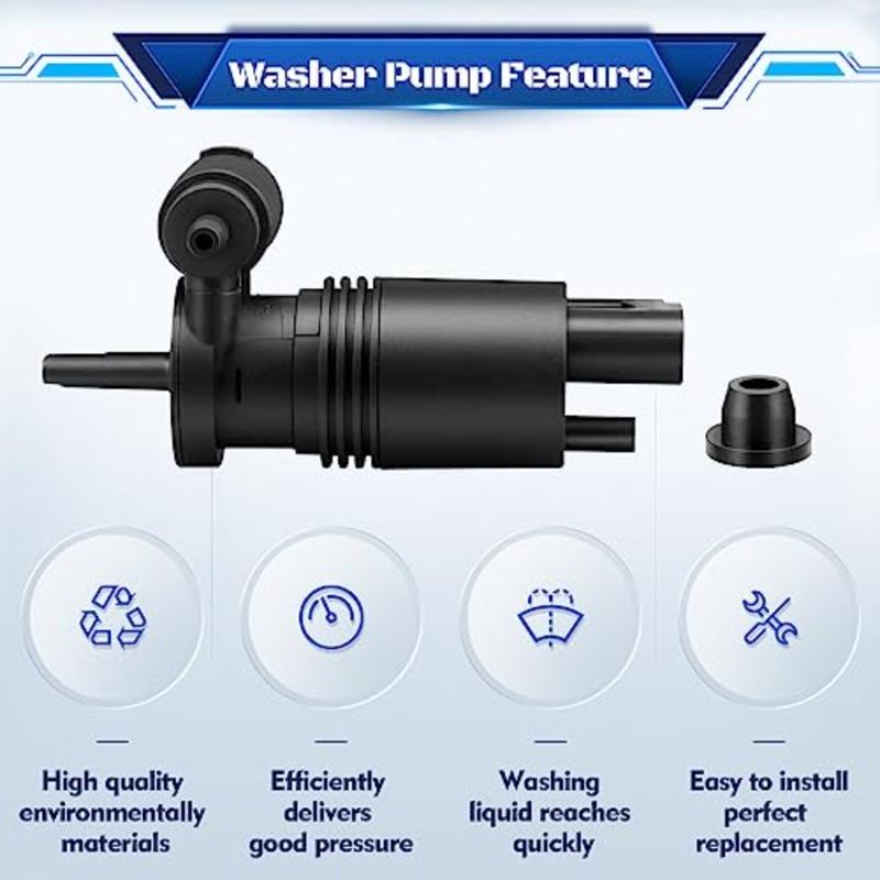 Windshield Wiper Washer Pump 05179153AC for Chrysler Dodge Caliber Durango Grand Journey Nitro Jeep 6 Cyl 3.6L