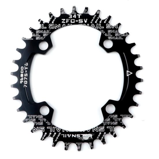 32T/34T/36T/38T 104BCD MTB Kolo Oválný Narrow Wide Převodník