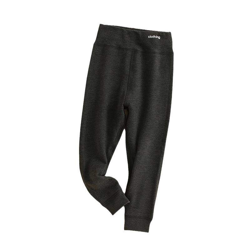 Children's High-Waist Warm Pants: Double-Layer Velvet Cotton for Boys & Girls – Ideal School Uniform for Autumn & Winter