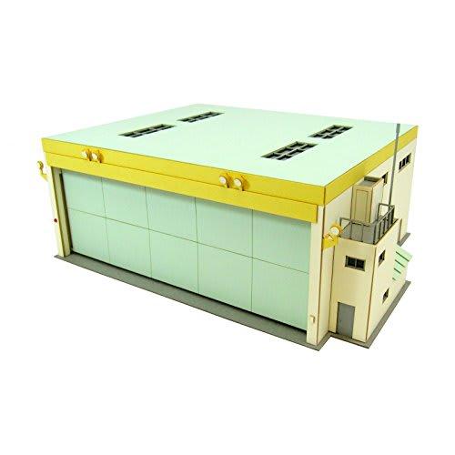 Sankei 1/144 Aviation Scene Series Flying Club Aircraft Storage Shed MK08-12 Paper Craft