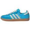 Sporty & Rich x Samba OG Blue Rush Unisex Sneaker Cremeweiß Gummi IE6975