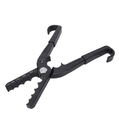 HVAC Copper Pipe Repair Pliers 6 In 1 Tube Repair Pliers for Refrigerant Line Correction Black