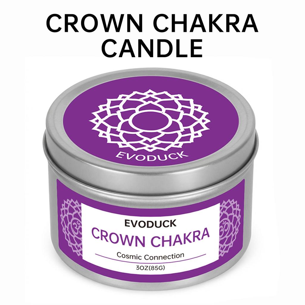 EVODUCK Sacral Chakra Scented Candles Sweet Orange scent-3oz.Suitable as a gift for boyfriends/girlfriends or for home parties