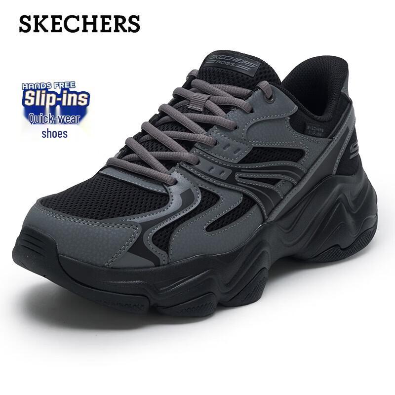 Skechers Women s Slip-On Chunky Casual Sneakers US 10