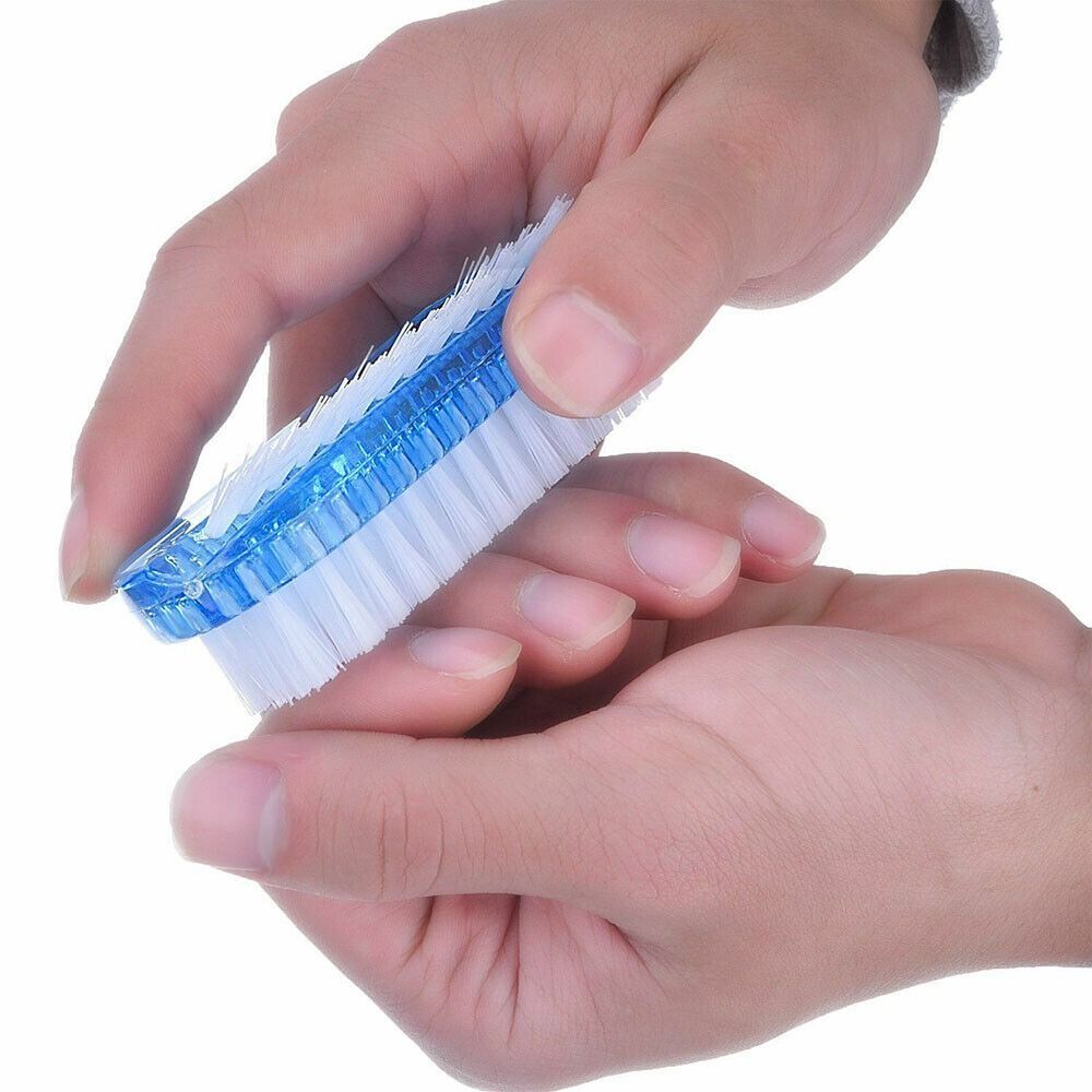 Nail Art Accessories Nail Dust Brushes Plastic Nail Brush Portable Nail Cleaning Brush