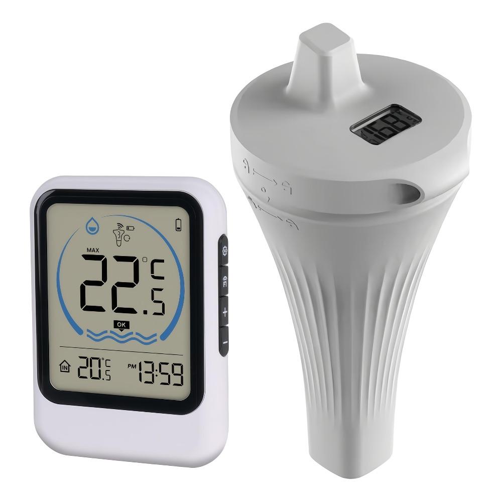Pool Thermometer With Temperature Sensor For Pool Fish Tank Bathtub Water Temperature Gauge Temperature Monitor