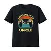 Leveling Up To Uncle Video Game Controller Retro T Shirt Best Ever Future Promoted Leveled First Time Vintage Washed Soft