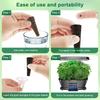 50/100/150Pcs Seed Grow Sponges Replacement Root Hydroponics Indoor Garden System Sponges Water Absorbent Grow Pod Kit