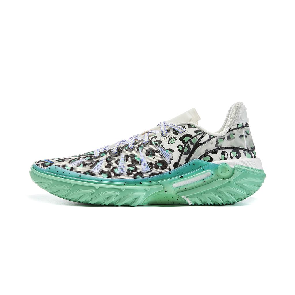 Li Ning Jie Ao 2 Basketball Shoes Men's Low Top White Black Green ABFV013-15