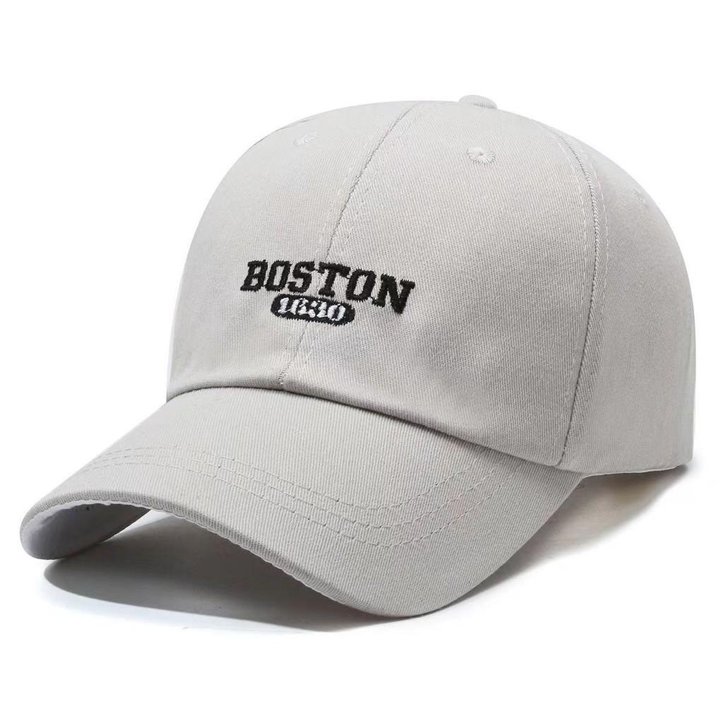 Boston 1690 Letter Embroidery Baseball Cap Sun Protection Breathable Gift Hat