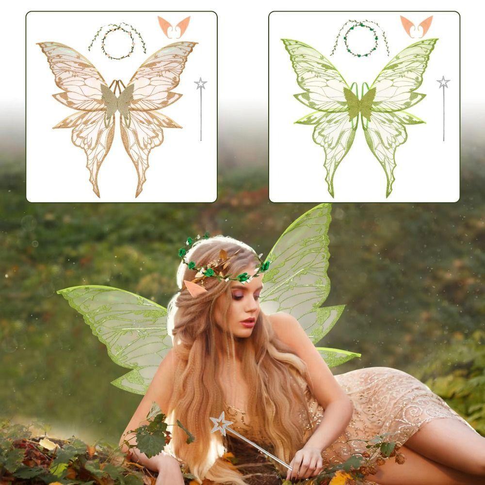 Lightweight Fairy Costume Wing Set Fluttering Wings Elf Wings Costume  Cosplay Costumes