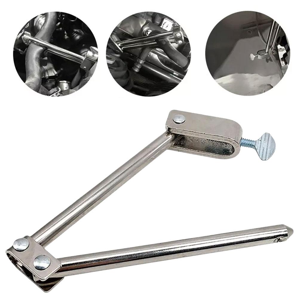 1Pc Car Bar Type Hose Clamp Tool Brake Fuel Radiator Heater Pipes Tool Plated Stainless Steel Automotive Repair Tools