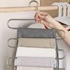 5 Layers Multi-functional Clothes Hangers Non-slip Pant Storage Rack Cloth Rack with Multiple Functions for Hanging and Storage