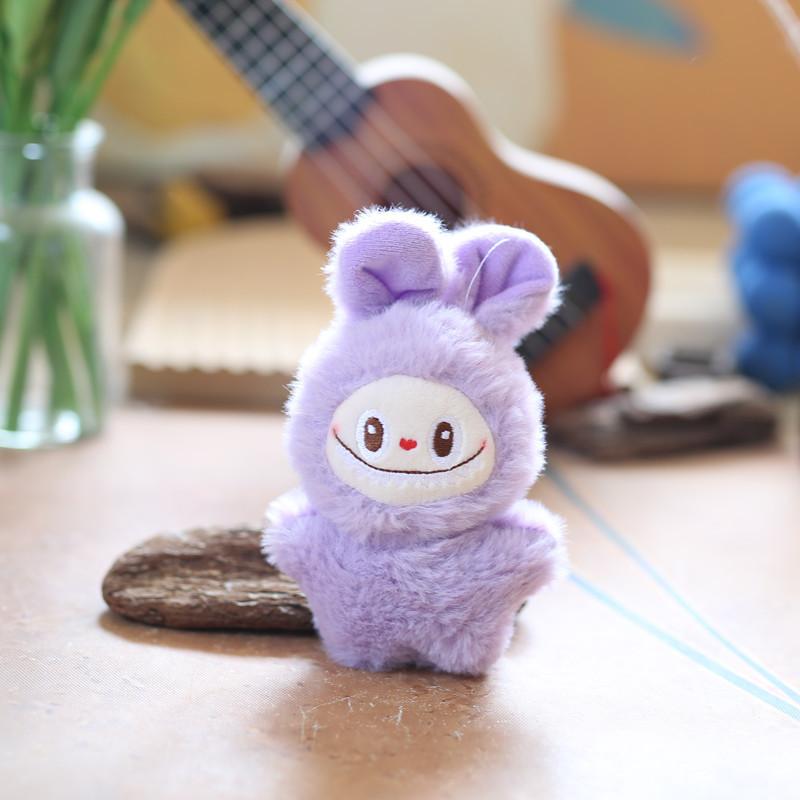 Labubu Plush Keychain With Super Soft Short Plush For Bag Decoration And Gift Ideas