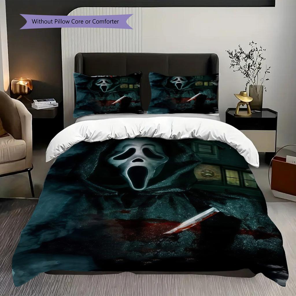 Friday 13Th Horror Movie Set Bedding 1 Duvet Cover 2 Pillowcase Without Core Bedding Set Duvet Cover And Pillowcase Christmas Birthday Gift
