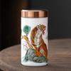 Lucky Tiger Ceramic Tea Infuser Mug