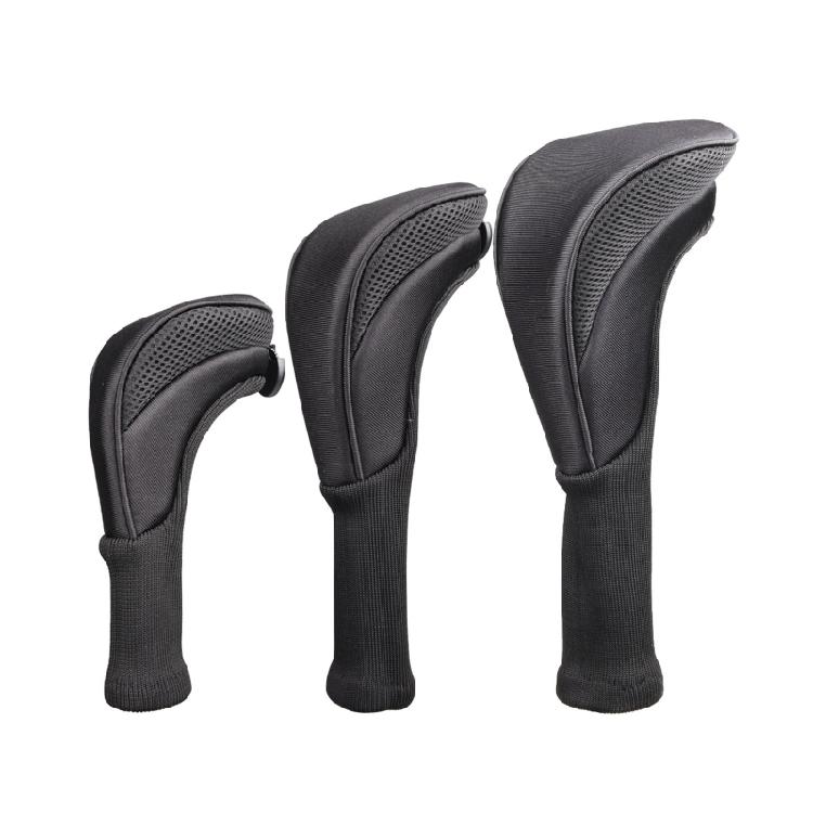 3Pcs Golf for Head Cover for Fairway Woods Driver Hybrids, for w/Interchangeable
