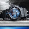 Casio Fashion Trend Color Block Retro Versatile Classic Dual Display Sports Waterproof Shockproof Quartz Watch Men Watches Blue GA-810MMB-1A2PR