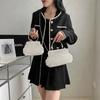 Bags Fairy Bag 2025 New Small Fragrant Wind Pearl Woven Bag Ins Internet Celebrity Chain Portable Dinner Bag Tide
