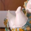 Artesanía de Cerámica Muñeca de Niña de Dibujos Animados Adornos de Escritorio Estilo Retro Chino Bebé de Cerámica Hecho a Mano Accesorios de Decoración para el Hogar