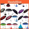 Down Windproof Upside Free Handle Reverse Double Layer Folding Umbrella Inverted