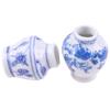 1/12 Dollhouse Miniature Blue And White Porcelain Vase Accessories Toy