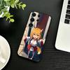 The Helpful Fox Senko-san Senko  Phone Case For Samsung S26,S25,S24,S23,S22,S21,S20,Ultra,Plus,FE Black Soft Cover