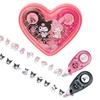Plus Decorash Limited Heart Case Set Sanrio Characters Design My Melody Kuromi DC-0230-SR-2P 46-882