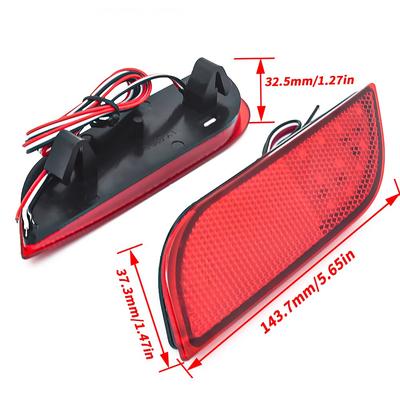2x26 LED reflektor tylnego zderzaka tylny hamulec Stop jazdy kierunkowskaz dla Subaru/Impreza/XV/WRX/LEVORG/Crossover/Exiga