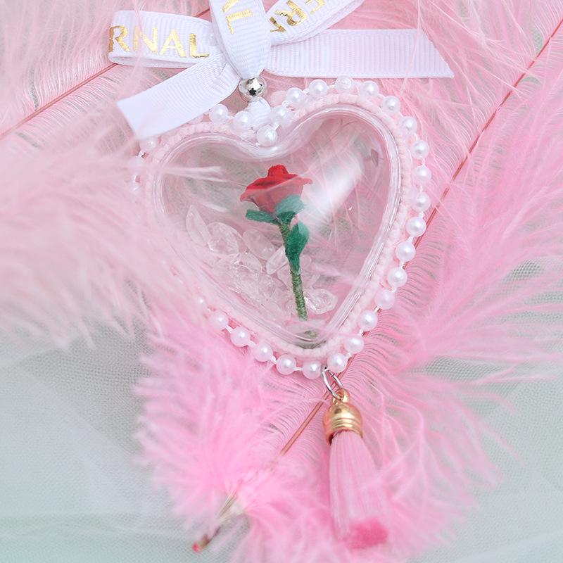 DIY Rose Car Pendant Ornament - Handmade Birthday Gift for Couples or Girlfriends