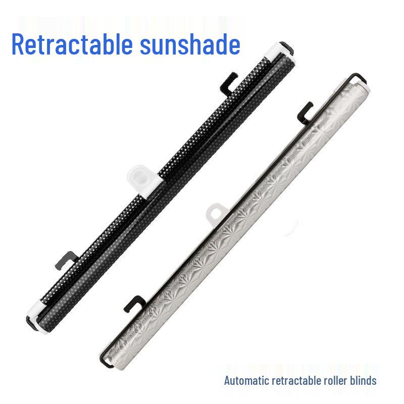 Automatic Car Window Sunshade: Heat Insulation & Sun Protection Retractable Curtain