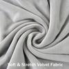 Velvet Fabric Chair Cover For Dining Space Wedding Occasion Hotel Banquet Soft &Comfortable Spandex Stretch Chair Covers Home Decorative Seat