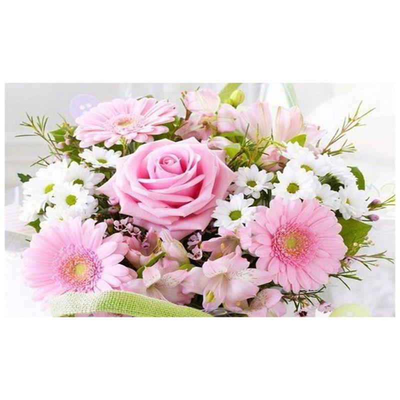 5D DIY Diamond Painting Multicolored Flowers Diamond Mosaic Diamond Embroidery Full Set Cross Stitch Kits Home Decor Gifts