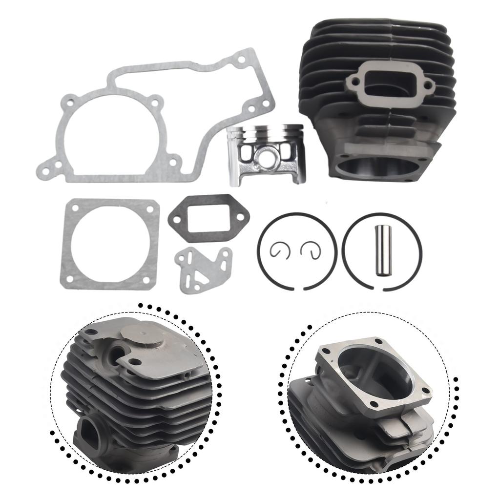Cylinder Head with 52mm Bore for Piston Kit Fits For Chainsaw 038 MS380 MS381