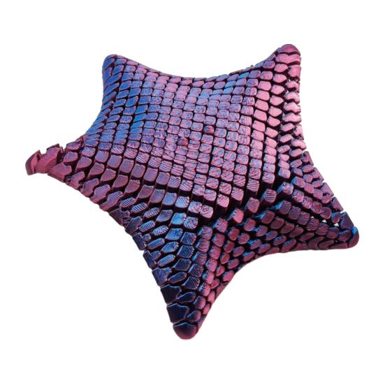 3D Printed Articulating Starfish Toy Flexible Anxiety Stress Relief Fidget Starfish Toy Home Office Desktop Decoration Ornament